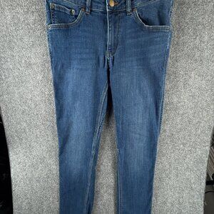 DU/ER DUER Women Denim Jeans Dark Wash 28x30 Stretch WFLS4515 Slim Straight